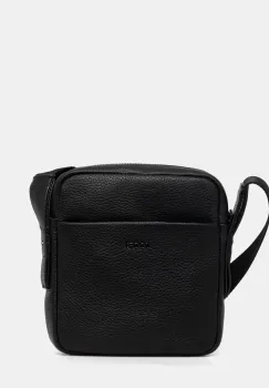 Joop! borseta de piele Cardona Luan culoarea negru, 4140006307 imagine