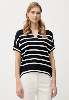 Joseph Ribkoff bluza culoarea bleumarin, cu imprimeu, 261921 imagine