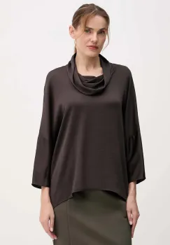 Joseph Ribkoff bluza culoarea maro, uni, 254217 imagine