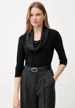 Joseph Ribkoff bluza culoarea negru, uni, 253211 imagine