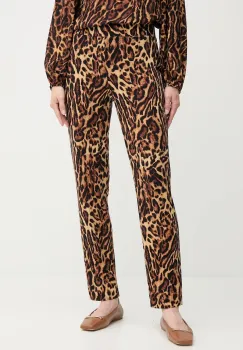 Joseph Ribkoff pantaloni culoarea maro, mulata, high waist, 253269 imagine