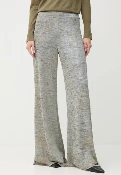 Joseph Ribkoff pantaloni de trening culoarea argintiu, cu imprimeu, 253274 imagine