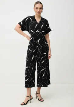 Joseph Ribkoff salopeta culoarea negru, cu guler, 251195 imagine