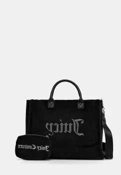 Juicy Couture poseta Iris Velvet culoarea negru, BIJIR8944WZC imagine