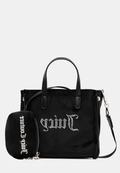 Juicy Couture poseta Iris Velvet culoarea negru, BIJIR8945WZC imagine