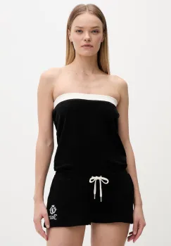 Juicy Couture salopeta fara bretele de dama APPLIQUE ROMPER imagine