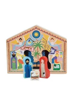 &k amsterdam puzzle din lemn cu nasterea domnului The Crib imagine