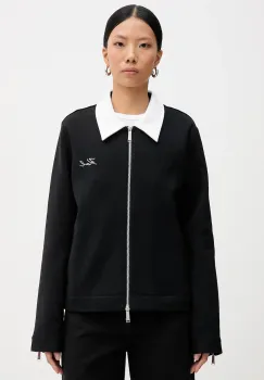 Karl Lagerfeld bluza culoarea negru, cu imprimeu, B1W20007 imagine