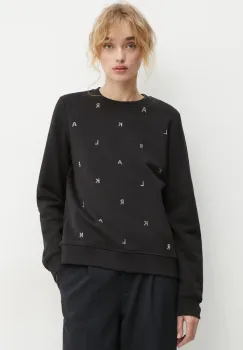 Karl Lagerfeld bluza femei, culoarea negru, cu imprimeu, A1W20049 imagine