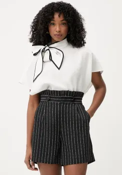 Karl Lagerfeld bluza pentru femei, cu amestec de in imagine