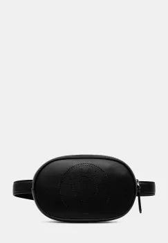 Karl Lagerfeld borseta de piele K/CIRCLE culoarea negru, B1W30075 imagine