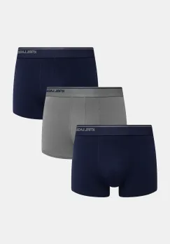 Karl Lagerfeld boxeri IKON 3-pack culoarea bleumarin, B1M47022 imagine