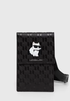 Karl Lagerfeld carcasa de telefon culoarea negru imagine
