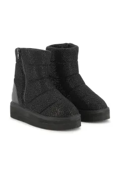 Karl Lagerfeld cizme de iarna pentru copii culoarea negru, Z30992 imagine