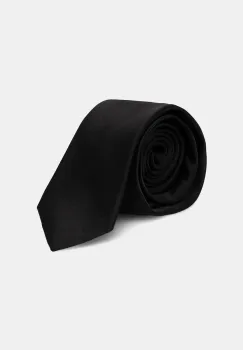 Karl Lagerfeld cravata de matase culoarea negru, 500198.805100 imagine