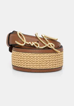 Karl Lagerfeld curea pentru femei, cu imitatie de piele K/SIGNATURE imagine