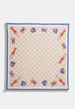 Karl Lagerfeld esarfa pentru femei, cu amestec de matase IKON imagine