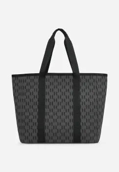 Karl Lagerfeld geanta de bumbac culoarea negru, A2M50016 imagine