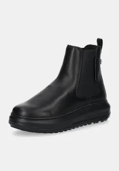 Karl Lagerfeld ghete chelsea de piele KAPRI LUG femei, culoarea negru, cu platforma, KL67564 imagine