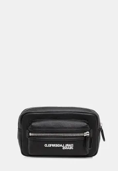 Karl Lagerfeld Jeans borseta culoarea negru, A4M30317 imagine