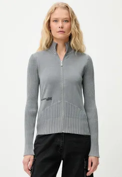 Karl Lagerfeld Jeans cardigan din bumbac culoarea gri, light, A3W18010 imagine