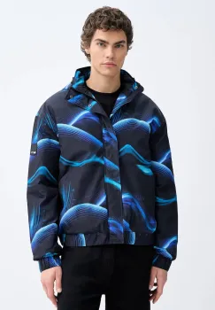 Karl Lagerfeld Jeans geaca culoarea negru, de iarna, B1M15018 imagine