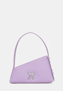 Karl Lagerfeld Jeans poseta de piele culoarea negru, A1W30334 imagine