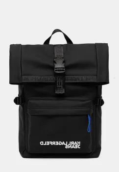 Karl Lagerfeld Jeans rucsac culoarea negru, mare, uni, A3M30246 imagine