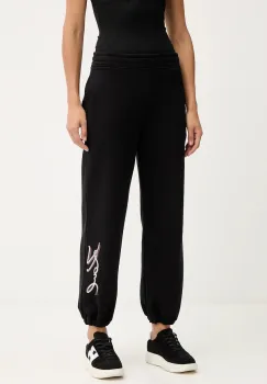 Karl Lagerfeld pantaloni de trening din bumbac culoarea gri, cu imprimeu, A4W10141 imagine