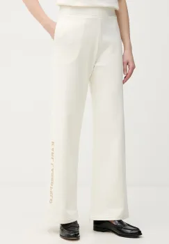 Karl Lagerfeld pantaloni pentru femei, din bumbac imagine