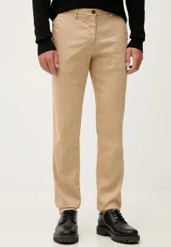 Karl Lagerfeld pantaloni regular pentru barbati, cu adaos de in imagine