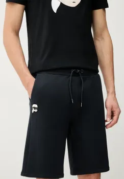 Karl Lagerfeld pantaloni scurti barbati, culoarea albastru marin, 552900.705014 imagine