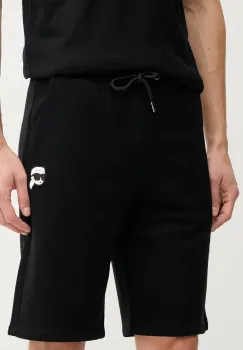 Karl Lagerfeld pantaloni scurti barbati, culoarea negru, 552900.705014 imagine