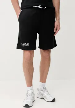 Karl Lagerfeld pantaloni scurti barbati, culoarea negru, A2M44002 imagine