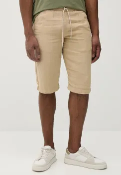 Karl Lagerfeld pantaloni scurti  din in culoarea bej, 552815.265816 imagine