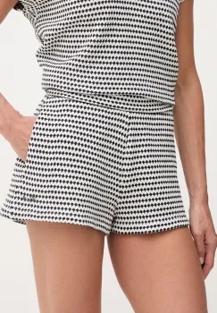 Karl Lagerfeld pantaloni scurti pentru femei, cu bumbac imagine