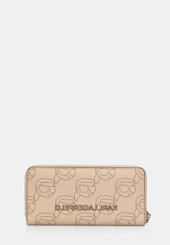 Karl Lagerfeld portofel femei, culoarea bej, A1W32044 imagine