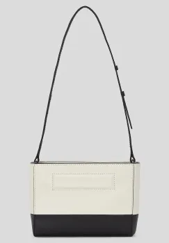 Karl Lagerfeld poseta de piele culoarea alb, A3W32030 imagine