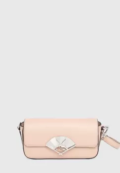 Karl Lagerfeld poseta de piele culoarea rosu imagine