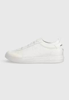 Karl Lagerfeld sneakers din piele T/KAP KC culoarea alb, KL51423 imagine