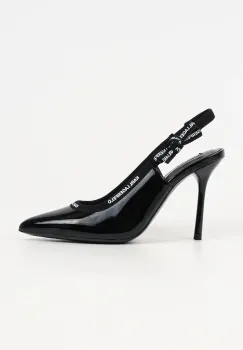 Karl Lagerfeld stilettos de piele Sarabande imagine