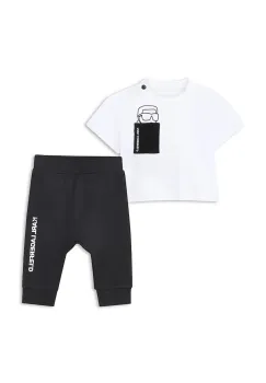 Karl Lagerfeld trening din bumbac pentru bebelusi imagine