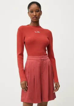 Karl Lagerfeld vesta culoarea portocaliu, light, A3W18025 imagine