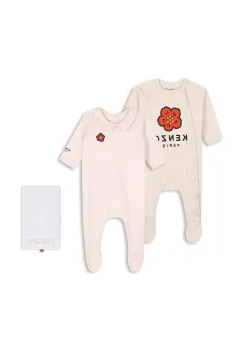 Kenzo Kids salopete din bumbac pentru bebelusi 2-pack imagine