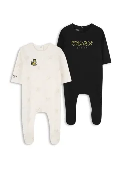 Kenzo Kids salopete din bumbac pentru bebelusi 2-pack imagine