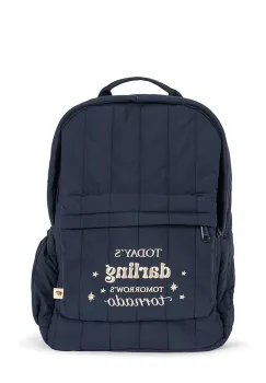 Konges Slojd ghiozdan copii JUNO BACKPACK MIDI culoarea bleumarin, mare, cu imprimeu, KS104496 imagine