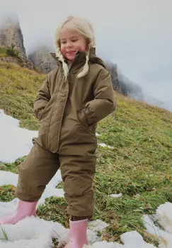 Konges Slojd salopeta copii AWARD SNOWSUIT SOLID GRS culoarea verde, KS103444 imagine