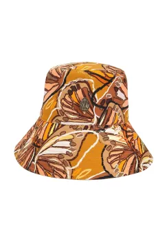 Kurt Geiger London bucket hat pentru femei, din bumbac Kensington imagine