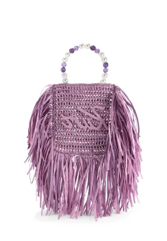 Kurt Geiger London geanta pentru femei Kurt Mini Tote Fringe imagine
