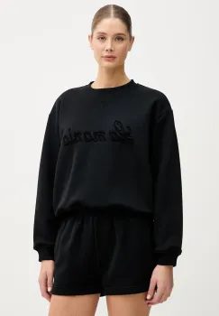 La Mania hanorac oversized pentru femei, cu bumbac imagine